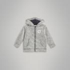 Burberry Burberry Faux Shearling Zip-front Hooded Top, Size: 10y