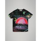 Burberry Burberry Galactic Print Cotton T-shirt, Size: 10y