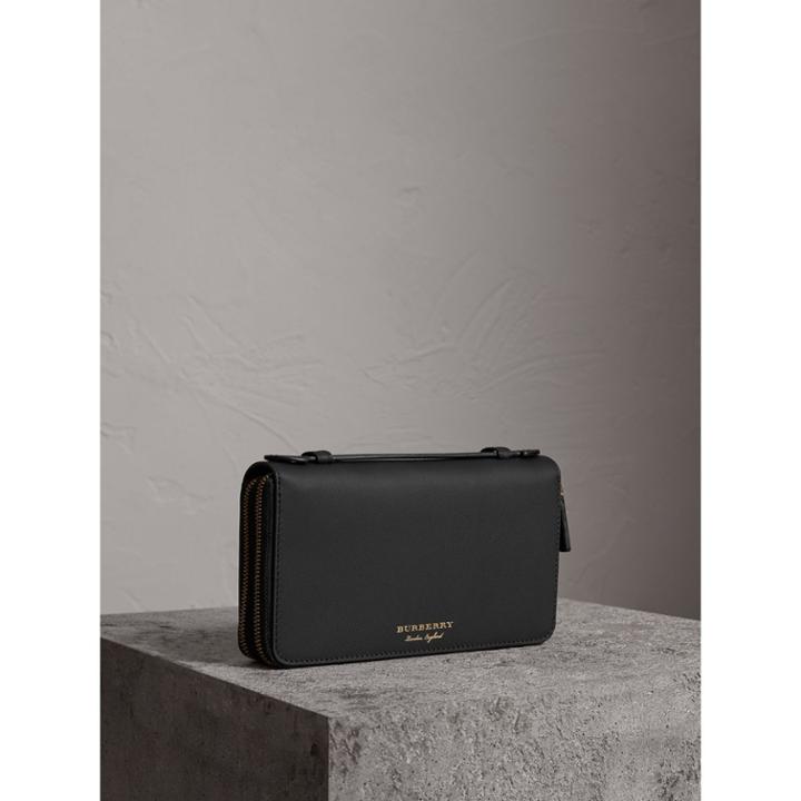 Burberry Burberry Trench Leather Travel Wallet