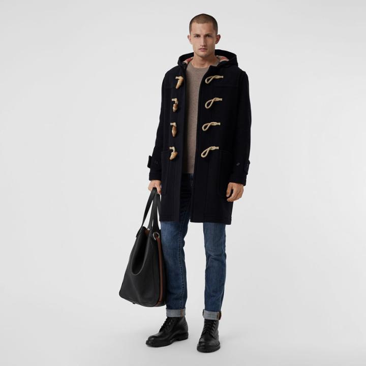 Burberry Burberry The Greenwich Duffle Coat, Size: 36, Blue