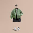 Burberry Burberry Technical Bomber Jacket, Size: 6y, Green
