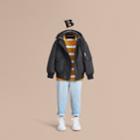 Burberry Burberry Hooded Lightweight Bomber Jacket, Size: 14y, Black