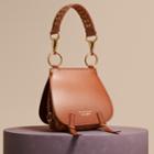 Burberry Burberry The Bridle Bag In Leather And Rivets, Brown