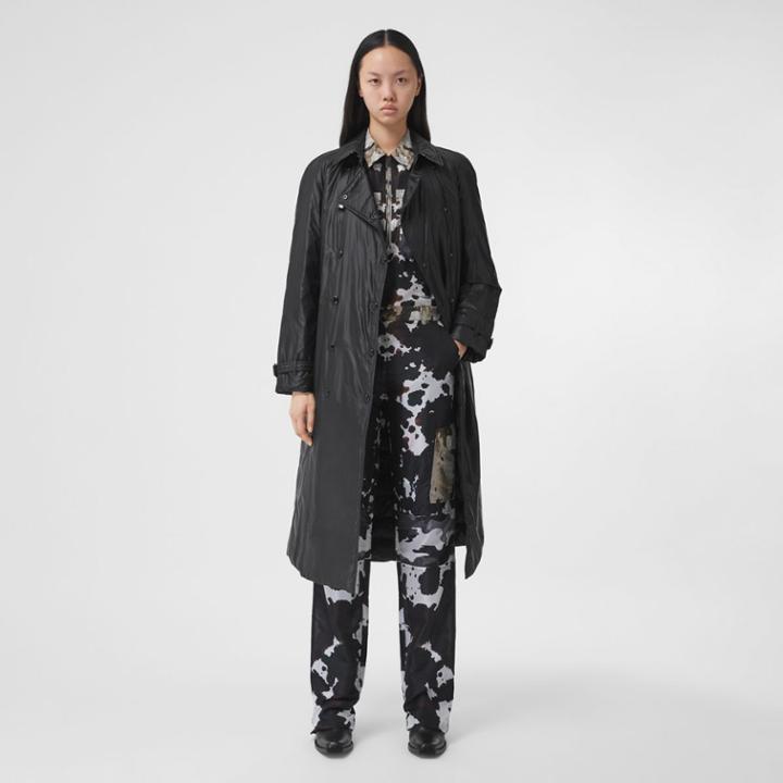 Burberry Burberry Down-filled Nylon Trench Coat, Size: M
