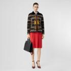 Burberry Burberry Archive Scarf Print Diamond Quilted Jacket, Black