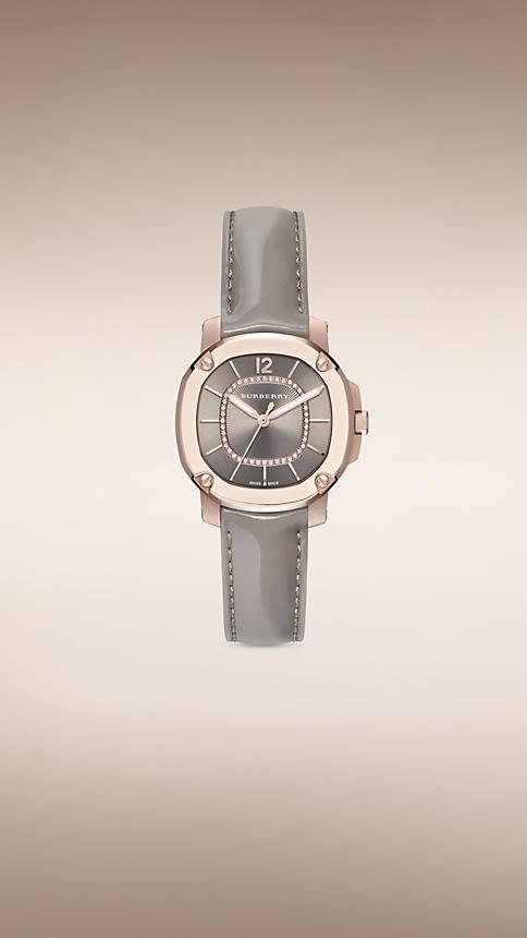 Burberry The Britain Bby1810 34mm Diamond Inner Track