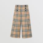 Burberry Burberry Childrens Vintage Check Wool Sailor Trousers, Size: 14y, Beige