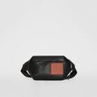 Burberry Burberry Medium Monogram Motif Leather Bum Bag, Black