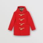 Burberry Burberry Childrens Double-faced Wool Duffle Coat, Size: 10y, Red