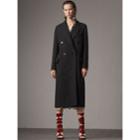 Burberry Burberry Wool Cashmere Double-breasted Coat, Size: 04