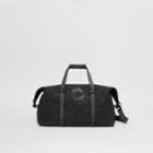 Burberry Burberry Monogram Recycled Polyester Jacquard Holdall, Black