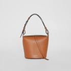 Burberry Burberry The Small Leather Bucket Bag, Brown