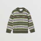 Burberry Burberry Childrens Fair Isle Wool Cashmere Sweater, Size: 2y