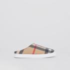 Burberry Burberry Vintage Check Recycled Polyester Slippers, Size: 35