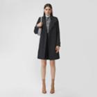 Burberry Burberry The Mid-length Kensington Heritage Trench Coat, Size: 16, Blue