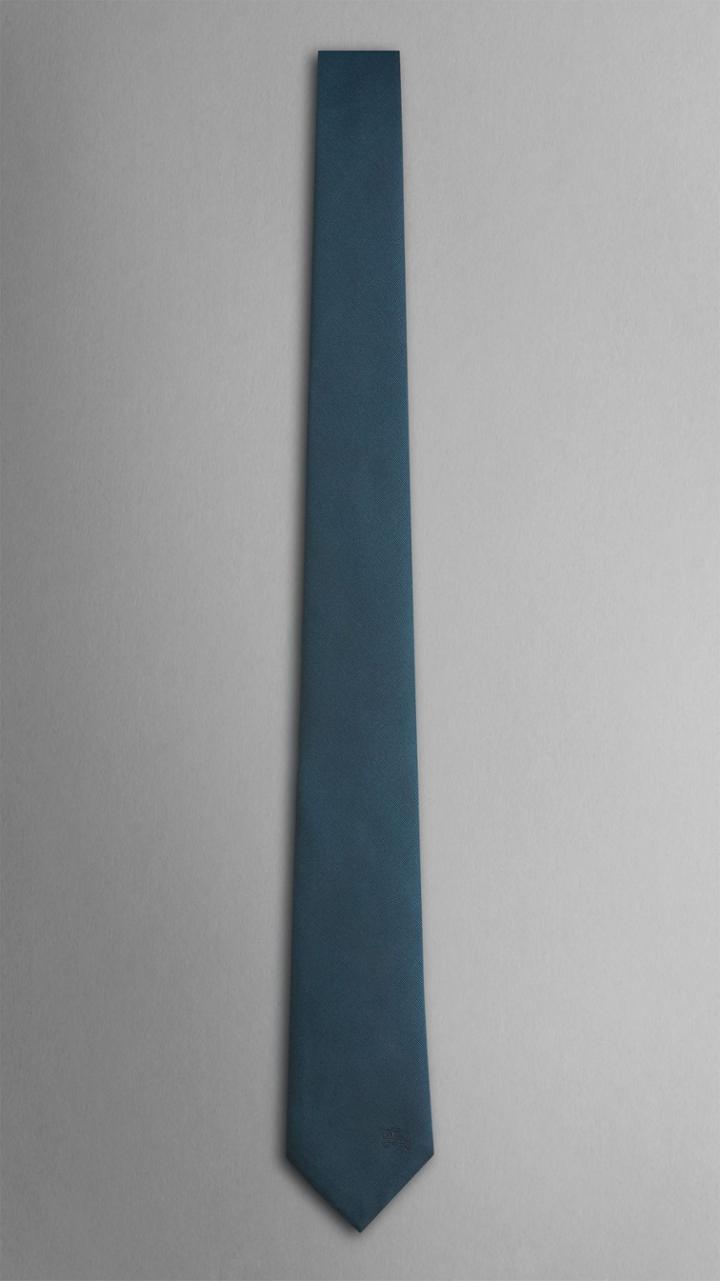 Burberry Burberry Silk Twill Tie, Blue