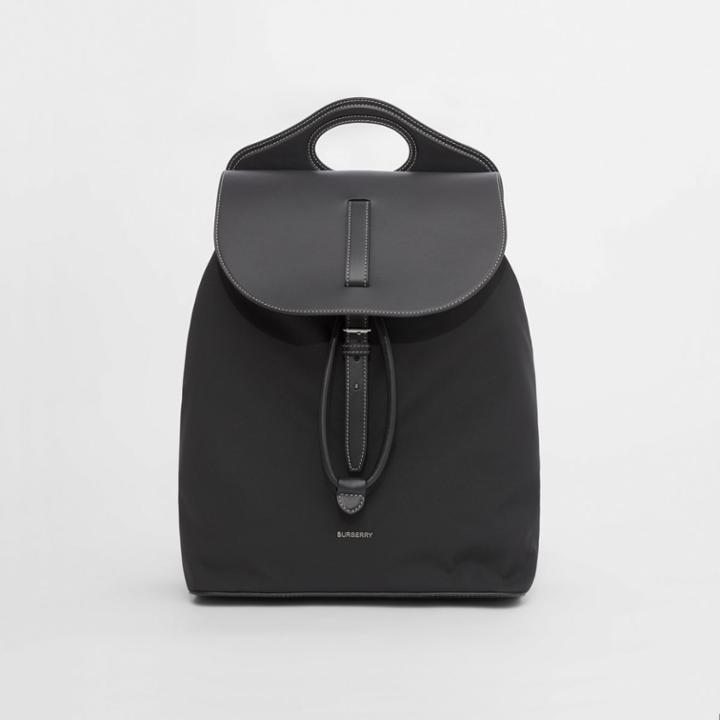 Burberry Burberry Nylon And Leather Pocket Backpack