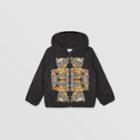 Burberry Burberry Childrens Thomas Bear Print Econyl Hooded Jacket, Size: 10y