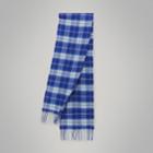 Burberry Burberry Childrens The Mini Classic Vintage Check Cashmere Scarf, Size: Os, Blue