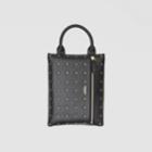 Burberry Burberry Studded Leather Portrait Pouch, Black