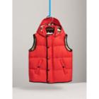 Burberry Burberry Down-filled Hooded Gilet, Size: 10y, Orange