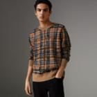 Burberry Burberry Scribble Check Merino Wool Sweater, Size: Xl
