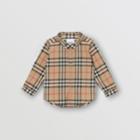 Burberry Burberry Childrens Vintage Check Cotton Shirt, Size: 12m, Beige