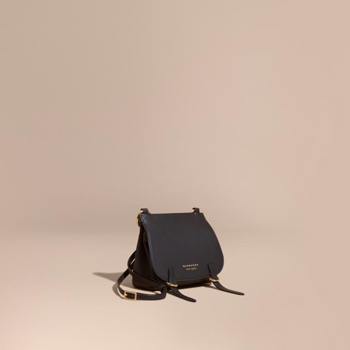 Burberry Burberry The Baby Bridle Bag In Leather, Black