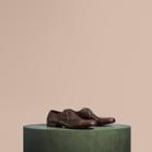 Burberry Washed Leather Derby Shoes