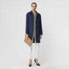 Burberry Burberry The Camden Car Coat, Size: 04, Blue