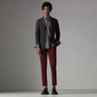 Burberry Burberry Slim Fit Linen Cotton Tailored Jacket, Size: 36r, Black