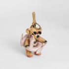 Burberry Burberry Thomas Bear Charm In Pool Float, Yellow