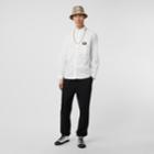 Burberry Burberry Logo Detail Stretch Cotton Poplin Shirt, Size: M, White