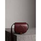 Burberry Burberry The Satchel In Bridle Leather, Red