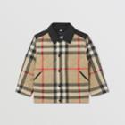 Burberry Burberry Childrens Corduroy Trim Vintage Check Diamond Quilted Jacket, Size: 14y