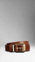 Burberry Bridle Leather Belt