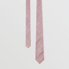 Burberry Burberry Modern Cut Check Silk Jacquard Tie, Pink