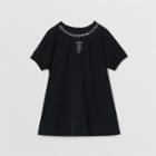 Burberry Burberry Childrens Short-sleeve Monogram Motif Stretch Cotton Dress, Size: 10y
