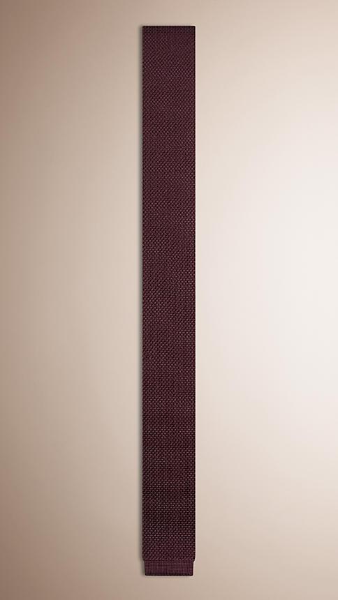 Burberry Slim Cut Knitted Silk Tie
