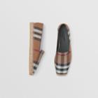 Burberry Burberry Check Cotton Espadrilles, Size: 35.5