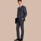 Burberry Burberry Modern Fit Wool Half-canvas Suit, Size: 48r, Blue
