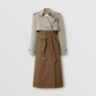 Burberry Burberry Two-tone Reconstructed Trench Coat, Size: 04