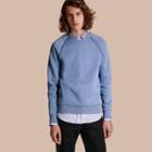 Burberry Stud Detail Cotton-blend Sweatshirt