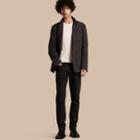 Burberry Cotton Silk Tweed Tailored Jacket
