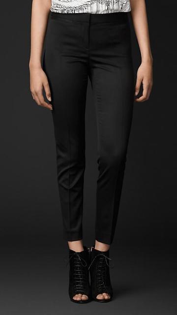 Burberry Prorsum Stretch Wool Tailored Trousers