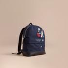 Burberry Burberry London Icons Appliqu Lightweight Mini Backpack, Blue