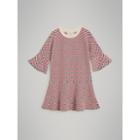 Burberry Burberry Chequered Cashmere Lurex Blend Dress, Size: 12y