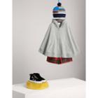 Burberry Burberry Embroidered Cotton Jersey Hooded Cape, Size: L
