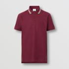 Burberry Burberry Icon Stripe Collar Cotton Piqu Polo Shirt, Size: Xl