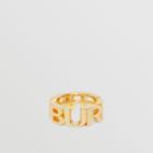 Burberry Burberry Gold-plated Logo Ring